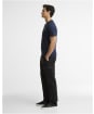 Men's Barbour International Small Logo Tee - Navy Blazer