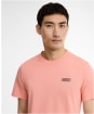 Men's Barbour International Small Logo Tee - Burnt Coral