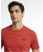 Men's Barbour International Small Logo Tee - FIRE WHIRL