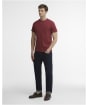 Men's Barbour Essential Sports T-Shirt - Russet