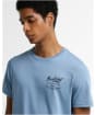 Men's Barbour Script Graphic T-Shirt - Tarn Blue