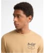 Men's Barbour Script Graphic T-Shirt - Stone