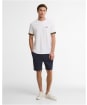 Men's Barbour International Deep Cuff Evan Tipped T-Shirt - New White