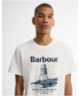 Men's Barbour Harbourside Graphic T-Shirt - Whisper White