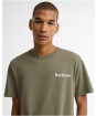 Men's Barbour Dearham Graphic Tailored T-Shirt - Dusty Olive