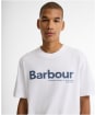 Men's Barbour Milburn Logo Relaxed T-Shirt - White