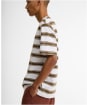 Men's Barbour Browtop Striped Relaxed T-Shirt - White