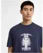 Men's Barbour International Hocking Graphic T-Shirt - Oxford Navy