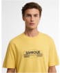 Men's Barbour International Leighton Graphic T-Shirt - Misted Yellow