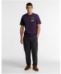Men's Barbour Woodbine Relaxed Graphic T-Shirt - Grape