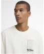 Men's Barbour Woodbine Relaxed Graphic T-Shirt - Whisper White