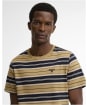Men's Barbour Tartham Tailored Stripe T-Shirt - Stone