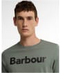 Men's Barbour Halstow Logo Tailored T-Shirt - Agave Green