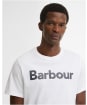 Men's Barbour Halstow Logo Tailored T-Shirt - White