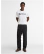Men's Barbour Halstow Logo Tailored T-Shirt - White