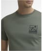 Men's Barbour Setter Graphic Tailored T-Shirt - Agave Green