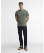 Men's Barbour Setter Graphic Tailored T-Shirt - Agave Green