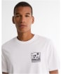 Men's Barbour Setter Graphic Tailored T-Shirt - White