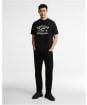 Men's Barbour International Eric Graphic T-Shirt - Black