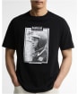 Men's Barbour International Steve McQueen Ramshaw Graphic T-Shirt - Black