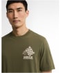 Men's Barbour International Herman Graphic T-Shirt - Mid Olive