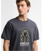 Men's Barbour International Causey Graphic T-Shirt - Asphalt