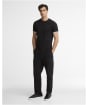 Men's Barbour International Newport Tipped T-Shirt - Black