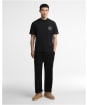 Men's Barbour International 90th Anniversary Graphic T-Shirt - Black