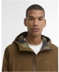 Men's Barbour Hooded Domus Waterproof Jacket - Dark Sand