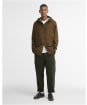 Men's Barbour Hooded Domus Waterproof Jacket - Dark Sand