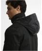 Men's Barbour International Hybridge Waterproof Jacket - Black