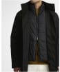 Men's Barbour International Hybridge Waterproof Jacket - Black
