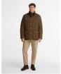 Men's Barbour Hereford Tweed Wool Jacket - Moss Green