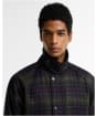 Men's Barbour Tartan Bedale Wool Jacket - Shadow Classic Tartan
