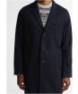 Men's Barbour Umbridge Wool Coat - Navy