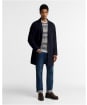 Men's Barbour Umbridge Wool Coat - Navy