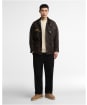 Men's Barbour International Original Waxed Jacket - Dark Brown
