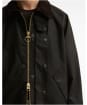 Men's Barbour Oversized Transport Waxed Jacket - Dark Brown