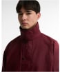 Men's Barbour Oversized Transport Waxed Jacket - Biking Red