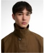 Men's Barbour Oversized Transport Waxed Jacket - Sand
