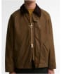 Men's Barbour Oversized Transport Waxed Jacket - Sand