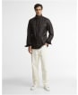 Men's Barbour International Tourer Duke Waxed Jacket - Dark Brown