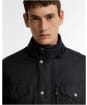 Men's Barbour Winter Sapper Waxed Jacket - NAVY / SHADOW
