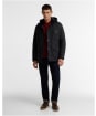 Men's Barbour Winter Sapper Waxed Jacket - NAVY / SHADOW