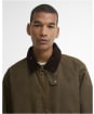Men's Barbour Short Bedale Waxed Jacket - Brown