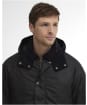 Men's Barbour Modern Beaufort Waxed Jacket - NAVY / SHADOW