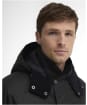 Men's Barbour Modern Beaufort Waxed Jacket - NAVY / SHADOW