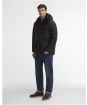 Men's Barbour Modern Beaufort Waxed Jacket - NAVY / SHADOW