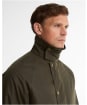 Men's Barbour Country Waxed Mac Jacket - Fern