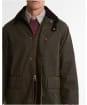 Men's Barbour Country Waxed Mac Jacket - Fern